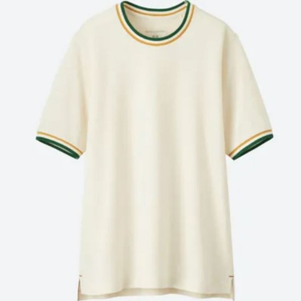 Uniqlo x Ines de la Fressange T-Shirt with Multi-Color Ribbing